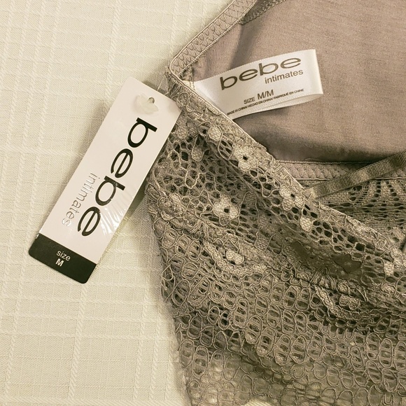 Bebe Frosted Strappy Racerback Barlette - Picture 4 of 4